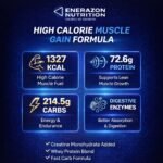 ENERAZON MASSIVE MASS GAINER – HIGH CALORIE MUSCLE BUILDER (CARAMEL CHOCOLATE) - Image 2