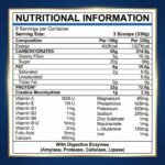 ENERAZON MASSIVE MASS GAINER – HIGH CALORIE MUSCLE BUILDER (CARAMEL CHOCOLATE) - Image 3